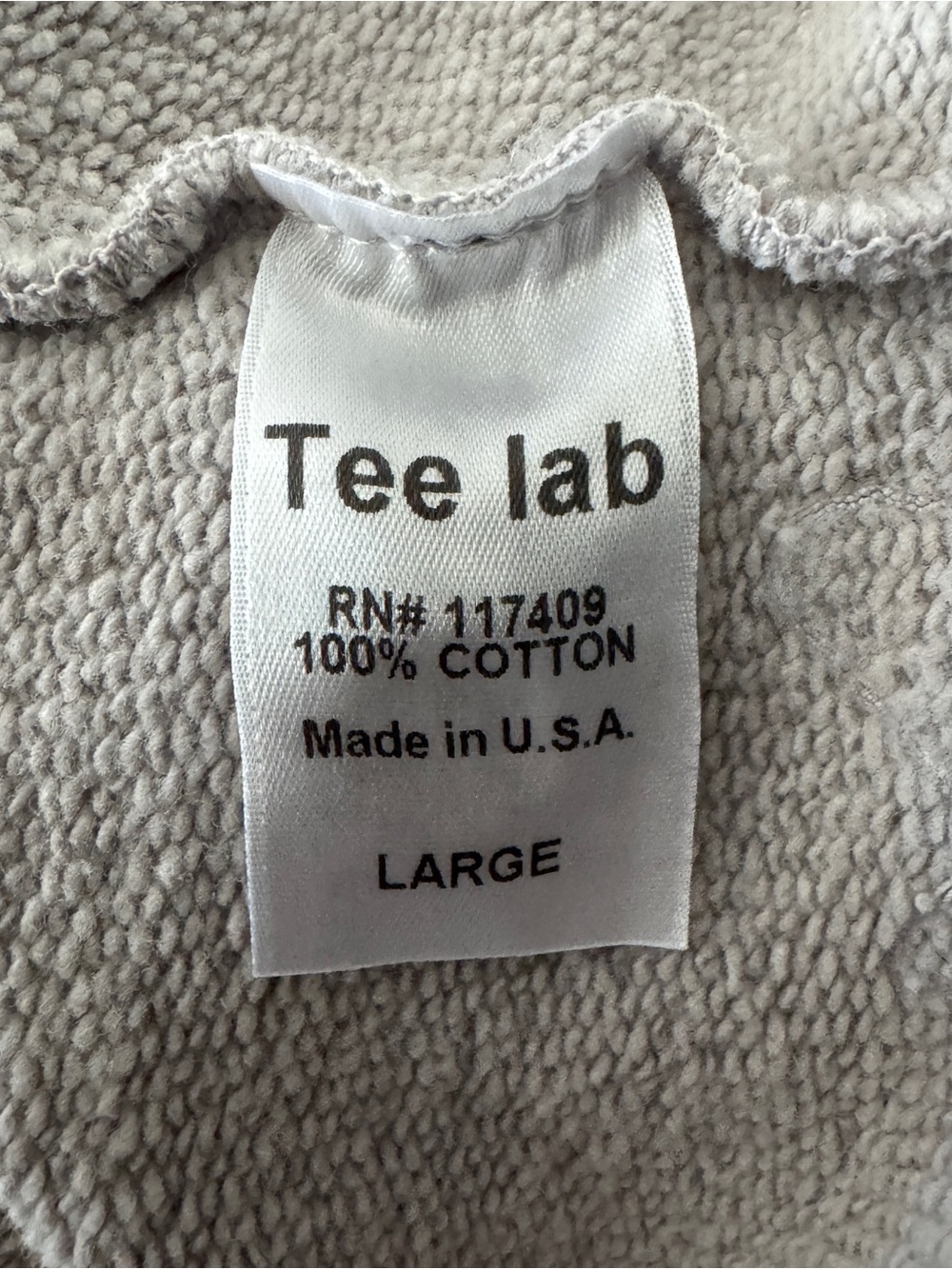 Frank & Eileen Tee Lab Moto Jacket L Gray Asymmetrical Zip Fleece NWT $288 - Picture 5 of 6